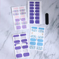 Custom 2D Gel Wrap Nail Sticker Pack $0.11 Paper Package with Unique Designs