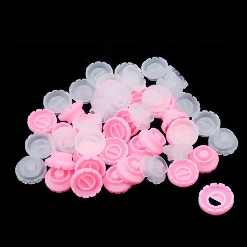 100pcs Pack Eyelashes Extension Volume Lashes Fan Blossom Cups Anti-Spill Lash Extension Glue Holder