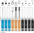 14 in 1 Metal Multi-socket Screwdriver Wrench Tool Set for RC Boat & Car 1/10 Hand-Powered Includes Pliers & Bending Shears