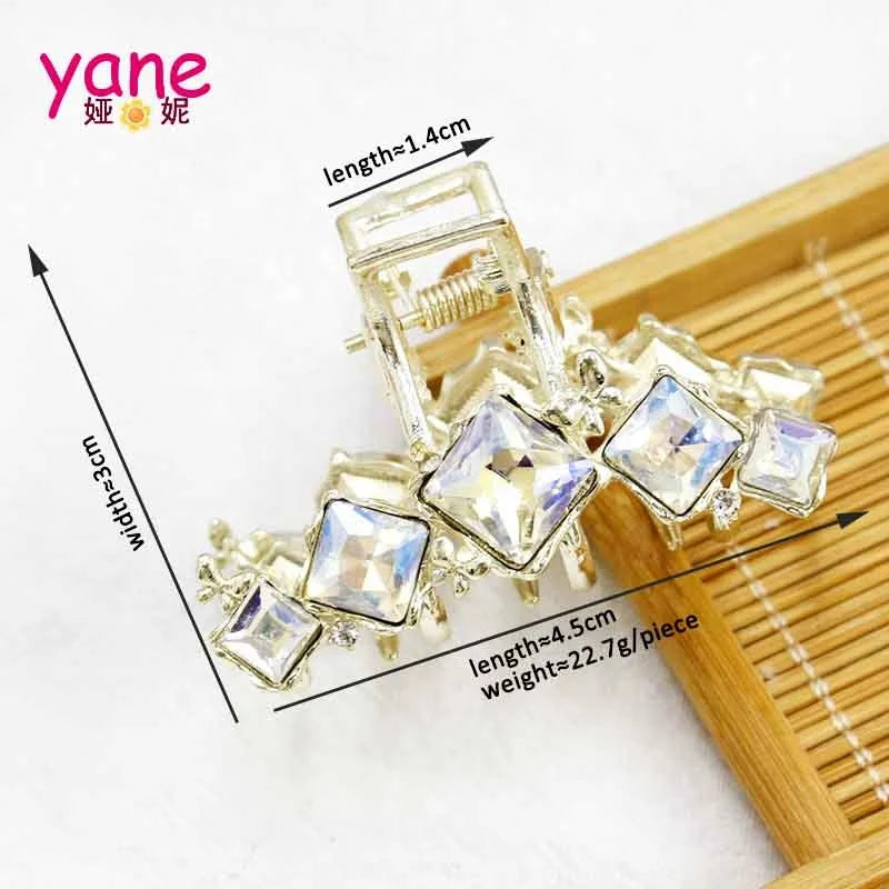 4.5cm Hair Claw Rhinestone Alloy Claw Clip Lady Girls Hair Accessories