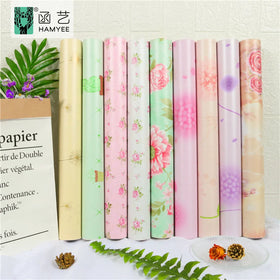 Beautiful pink Floral Wallpaper Walls Wallpaper Self Adhesive Floral