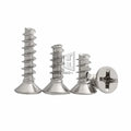 Flat Head Tapping Screw Cross Countersunk Head Tapping Flat Tail Screw Flat Mouth Screw KBM1.4M1.7-M4