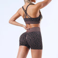 FLW 2023 Women's Summer Sportswear Set Sport Bra & Yoga Shorts Print Eco-Friendly Seamless Breathable Lightweight Wholesale
