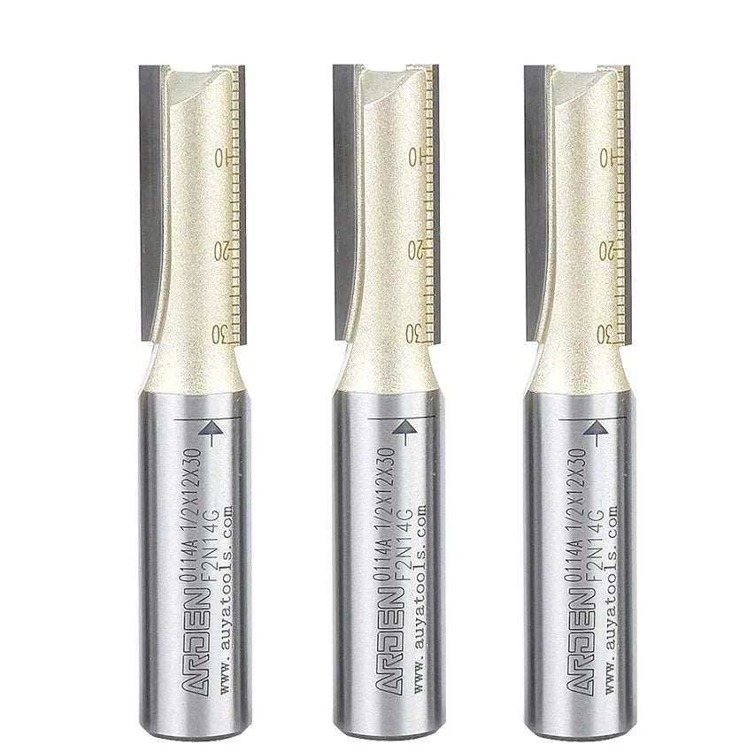 Customizable 2 Flutes Straight TCT Router Bit 12mm 10mm 8mm 6mm Shank Diameter Wood Milling Cutter Metric Inch Inch TCT Straight