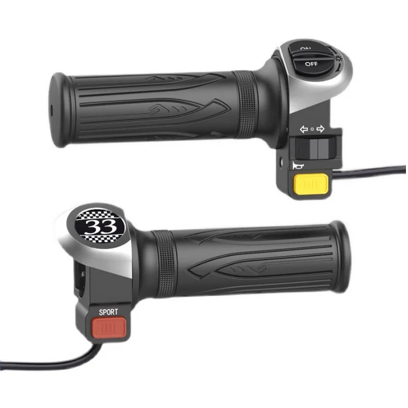 Electric Bicycle Throttle With P Gear High Medium/Low Speed Switch Forward/Reverse Button Control Handle Tricycle Part