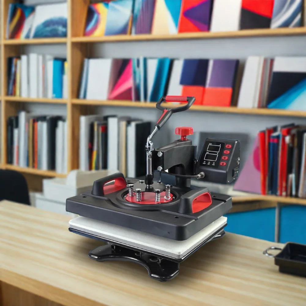 Optional Multifunctional Electric New Grade Restaurant Plates T-shirt Cup Printing Retail Cap Garment 8 in 1 Heat Press Machines