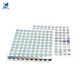 Laser Stickers Sheet Custom Ordinary Eagle Handicap Hallmark Double Color for Golden Case Carving Gold Printed Hologram Sticker