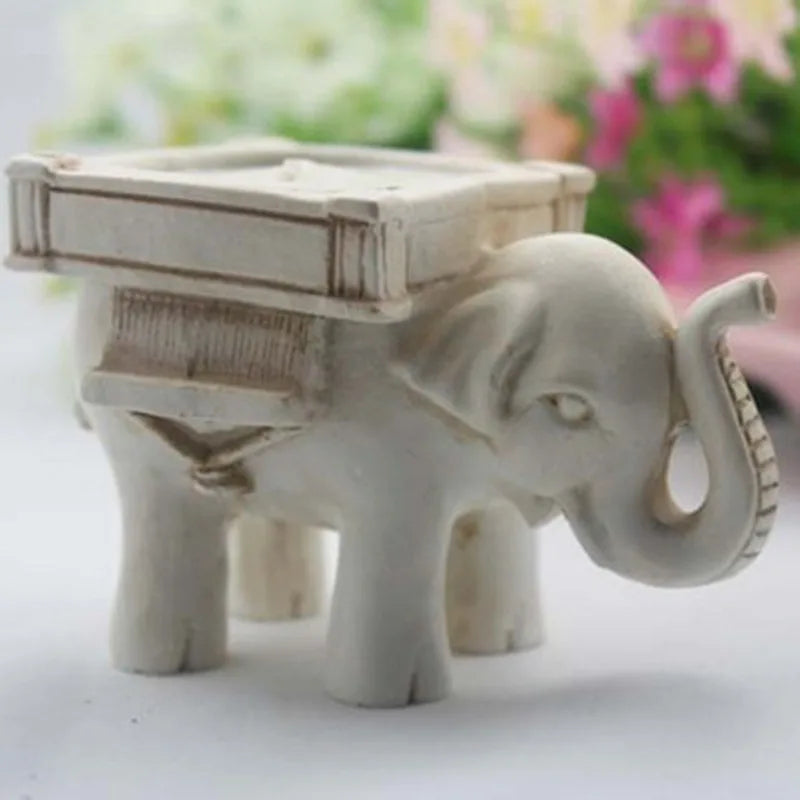 Classic Bird Elephant Candle Holder Matching Stick Cup Candles Table Ornament Home Wedding Decor Candlestick Candle Holders