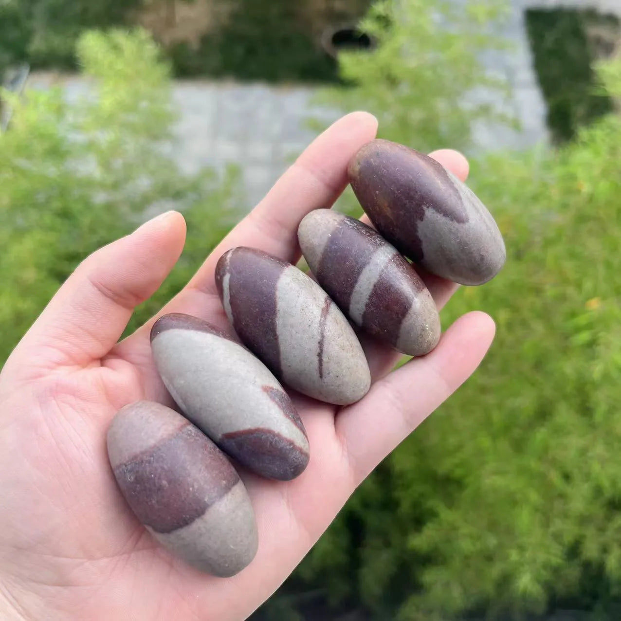 6CM Shiva Crystal Stone Totem Stone Narmada Shiva Lingam Gemstone Agate Feng Shui