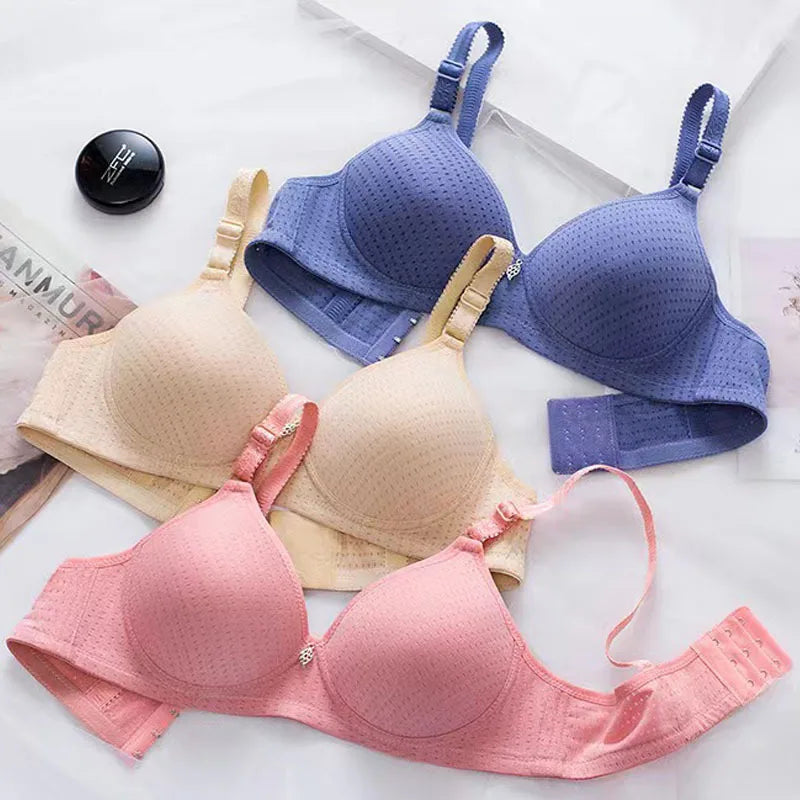 Wholesale OEM Service Manlusha CJPF Women's Solid Everyday Sports Yoga Bralette Gym Support Wire Free Seamless