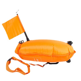 Floating Buoy Open Water Surface Marker Inflatable Diving Buoy to Swim with Flag for Safe Training and Racing