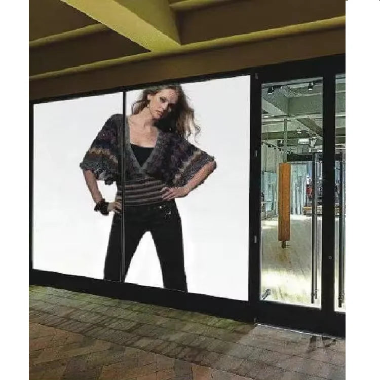 Modern Design Switchable PDLC PET Projection Smart Film Self-Adhesive Decorative Privacy Glass Roll Format Transparent Opaque
