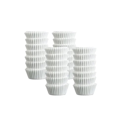 Wholesale Standard Size 1000pcs White Paper Muffin Mold Cake Cup Round Shaped Cupcake Liners MegaBDM