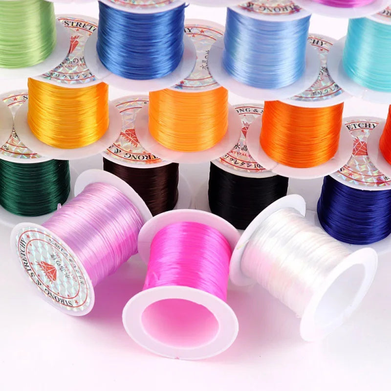 Hot Sell 0.8mm Colorful Stretchy Elastic Rope Cord Crystal String for Jewelry Making