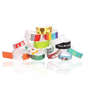 One-time Use Waterproof Cheap Custom Wristbands Tyvek Straps Printed with Logo