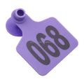 001-100 Purple Color Pig/Cattle/Goat Animal Identification Tags Numbering Ear Tag