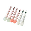 Electroplating Silicone Facial Mask Brush Beauty Clay Mask Brush Beauty Tools Silicon Mask Brush Rose Gold