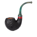 Xiaoxiong Briar Wood Handmade Solid Wood Luxury Engrave Bent Tobacco Pipe Eco-Friendly Durable Portable Reusable