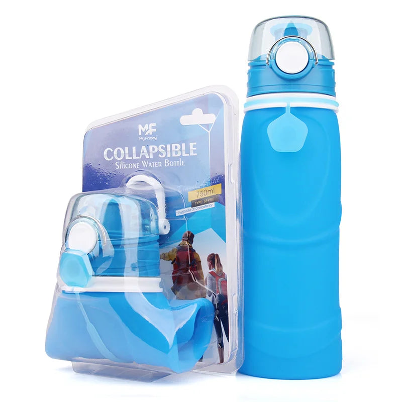 Personalized Collapsible BPA Free Food Grade Transparent Filter Running Cycling Kids Water Bottle
