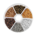 Hot Selling Storage Box Repair Part Tools Colorful Stainless Steel Screws Eye Pin Bails Assortment Kit DIY Jewelry Accessories