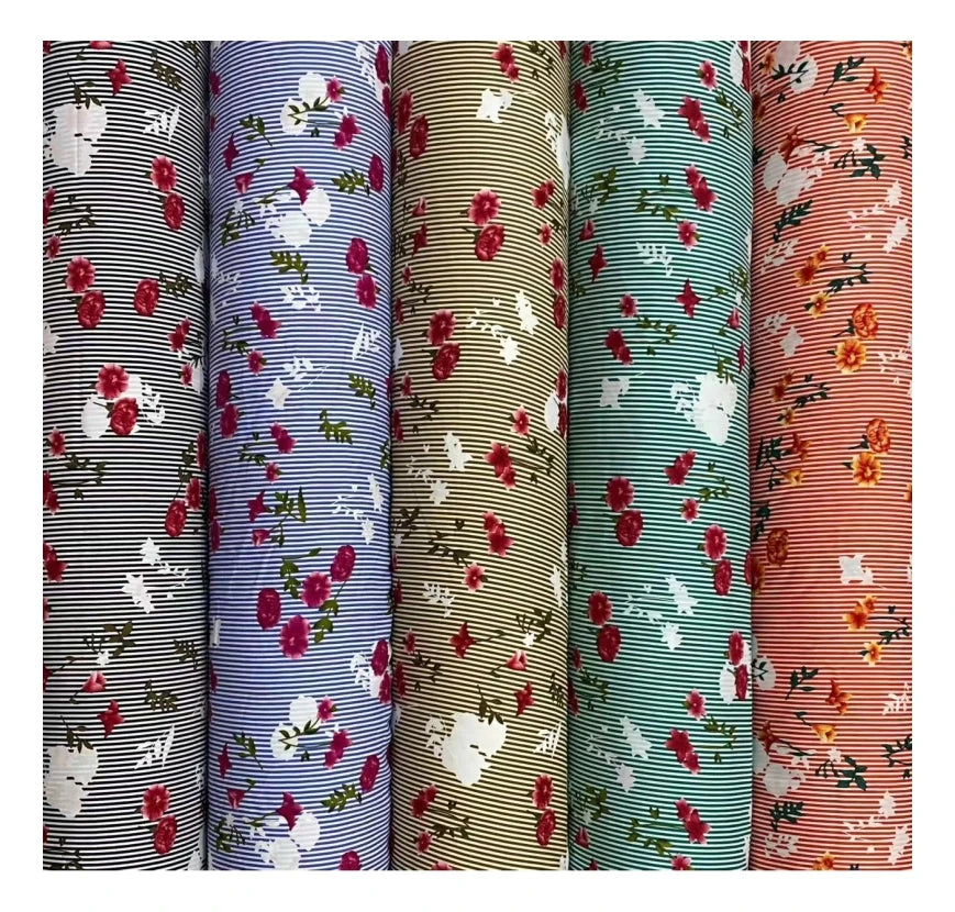 Factory 56/57 100% Spun Viscose Rayon Challis Fabric Stretch Woven Fabric for Boys and Girls Garments