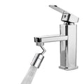 HelloWorld 720 Degrees Rotating Faucet Universal Splash Filter Rotation Stainless Adjustable Faucet