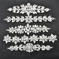Glass Strass Wedding Dress Belt Appliques Trim Clear Color Rhinestone Clothing Patches Sewing Sash Shoe Embellishments