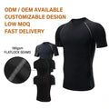 Men's T-shirt With Designs Casual Fitness O-Neck Stretch Tight for Sports & Running Training Short Sleeve Knitted Mens Tshirts