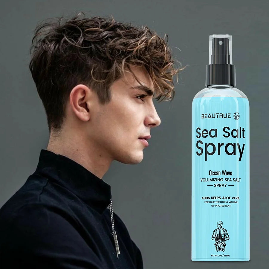 Natural Organic Aloe Kelp Sea Salt Spray for Hair Thickening Texturizing Volumizing Private Label Texture Sea Salt Hair Spray
