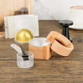 1SET Reusable Coffee Pods Kit Compatible With Vertuo Makers Filters With Foil Seal Lids Filling Holder and Double-Sided Tamper
