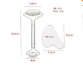 Private Label Heart Face Stainless Steel Roller and Gua Sha Tool