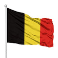 Belgian Flag 3 * 5FT Outdoor 100% Polyester Digital Printing Election Custom Flag