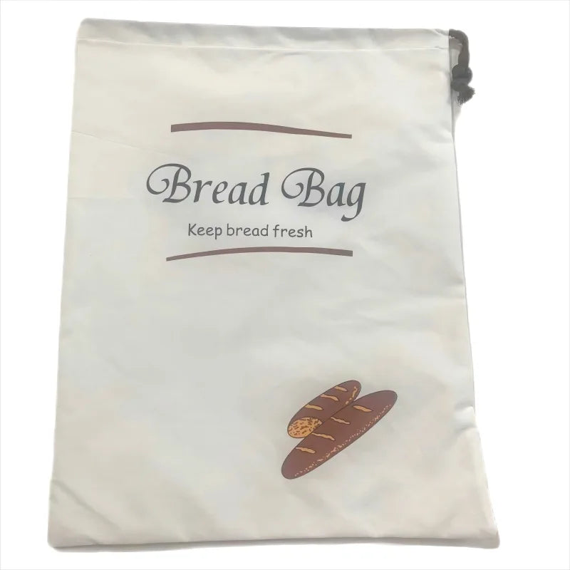 Keep Fresh Vegetable Fruit Organizer Drawstring Cotton Bags Reusable Sacks Holds Keeper Potato Onion Storage Bread Bag
