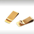 Customizable  High Quality Custom Logo Money Clip Silver Coated Stainless Steel with Personalization High Quality Metal Blank