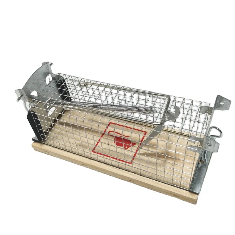 Europe Classic Rat Trap Cage Easy Catch Humane Mouse Cage Reusable Live Mouse Trap Can Customized logo