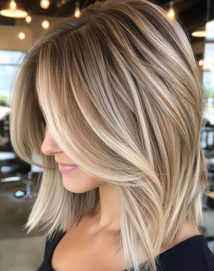 Luxe Lace Top Jewish Wig European Human Hair Silk Straight Highlight Blonde Silk Liner HD Glueless Lace Front Wigs for Women