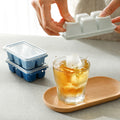 SHIMOYAMA 3 PACK Summer Trending Cool Drinks Making Ice Blocks Tool Soft Bottom Easy Easy Demoulding Ice Cube Tray With Lid