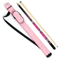 2024 New Arrival Colorful Billiard Cue with case Kit 1/2 Billiard Maple Pool Cue Bag Gift Set 57 Inch With13mm Tip for Sale