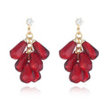 Hot Selling S 925 Sterling Silver  Vintage Fruit  Pomegranate Seed Beads Woman Earrings