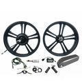 Electric Fat Folding Bike 20inch 750w Motor Wheel Front Rim Ebike Conversion Kit Waterproof With Battery Optional