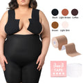 Double Side Adhesive Plus Size Full Cleavage Strapless Invisible Push up Breast Lifting Polyester Boob Tape 7.5cm 5cm