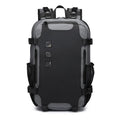 For 9388 Geometric Pattern Waterproof Zipper Closure Men's USB Anti-Theft Gym Backpack for Laptop with 20-39L Capacity