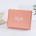 Recyclable Cardboard Boxes for Cosmetic Lash Packaging Paper Cardboard Corrugated Pink Mailer Shipping Box With Shipping Label