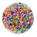 500g Mixed Polymer Hot Clay Heart Star Slices Sprinkles Long Cylindrical Hot Clay for Slime Supplies Tiny Plastic Klei Accessory