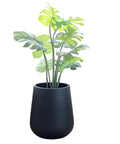 Modern Design Large Size Cement Fiberglass Flower Pot with Hole for Home Garden Decor