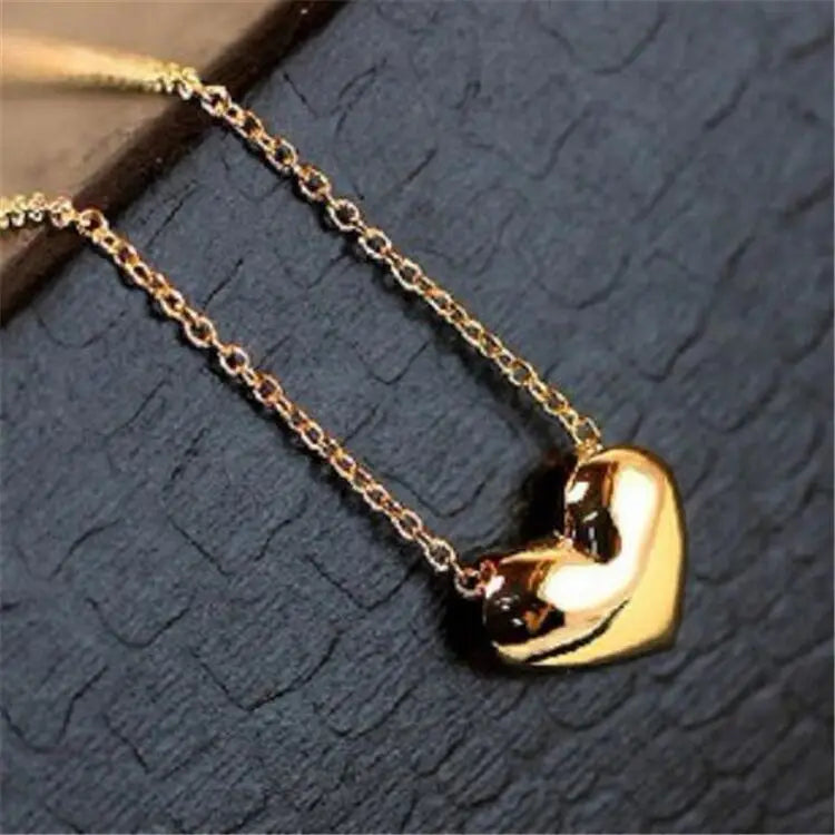 Hot Selling New Arrival Wholesale Alloy Heart Locket Pendant Charm Necklace for Wedding Engagement Anniversary