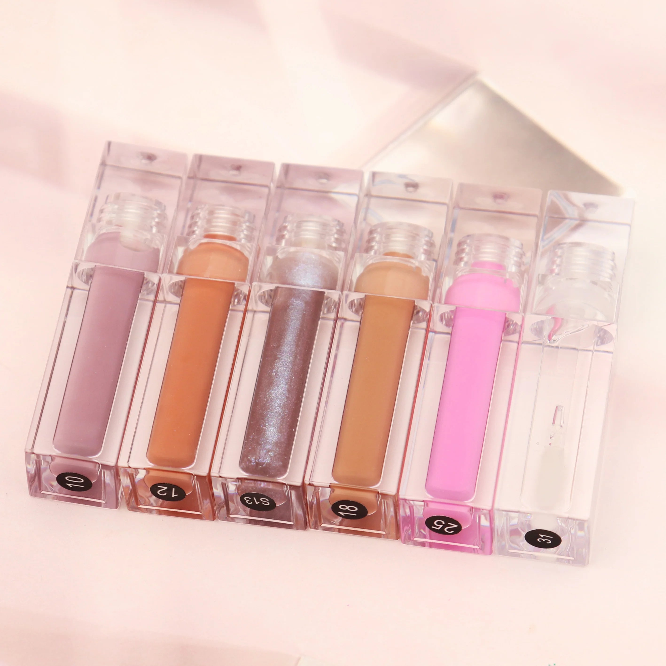 Wholesale DIY Lipgloss Create Your Own Color Lip Gloss Long Lasting Matte Cosmetic Diy Liquid Lipstick With Private Label