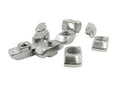 Carbon Steel T Nut Aluminum T-slot Extrusion Nut Nickel-plated Notched Nut