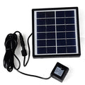 Solar Outdoor Water Round Fountain Feature  Watering Battery Operated Kit for Bird Bath Garden Pool Pump Decorative Fountain