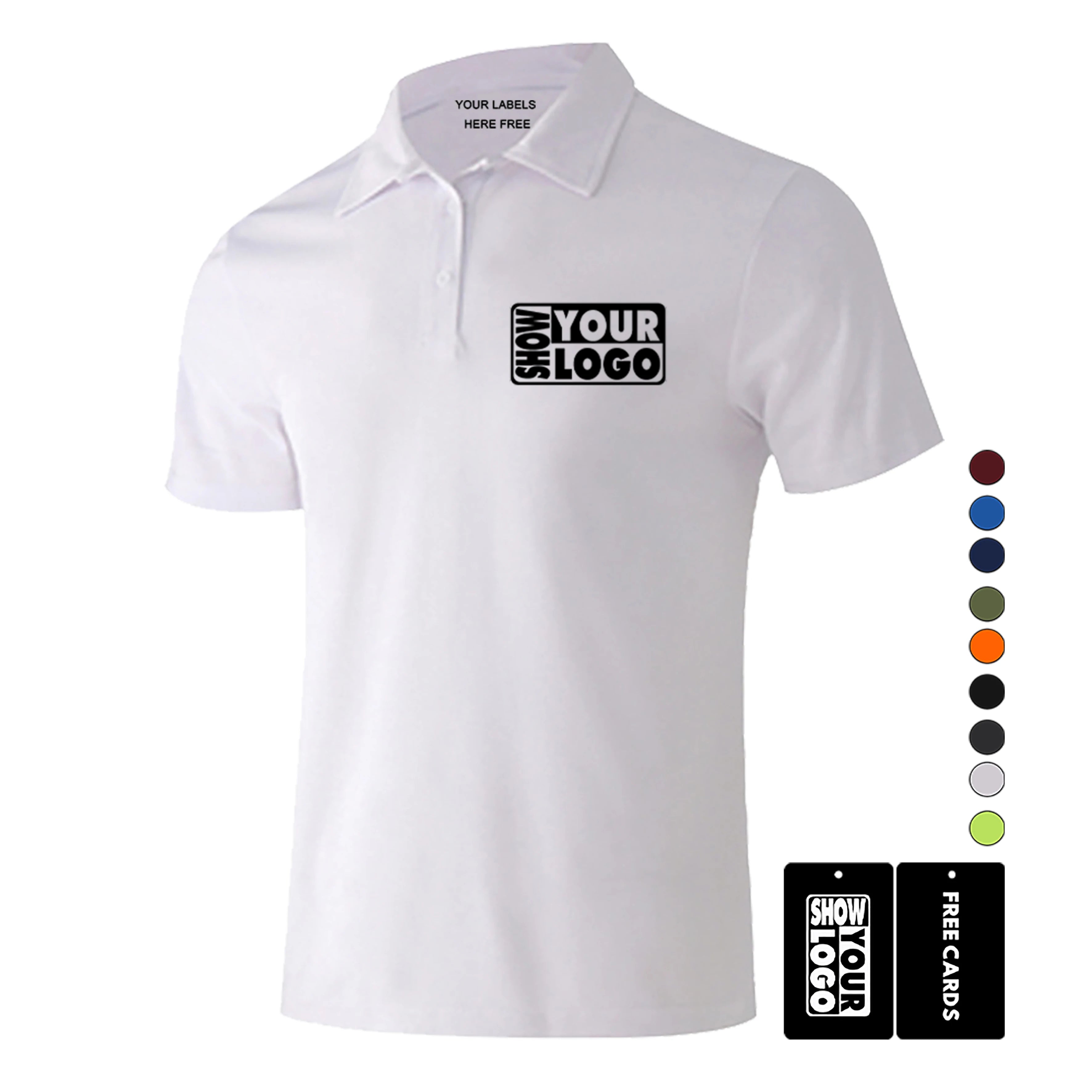 Breathable Wicking Sweat  Quick Dry 100% Polyester Custom Polo Shirt  Plain Men's t Shirt Golf Polo Shirt for Men's Uniform